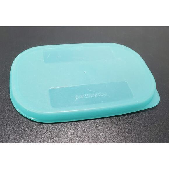 Tupperware Freezer Mates Mini 1 Container 4.75 oz  w/Lid, Light Blue Herb Saver - Picture 5 of 7